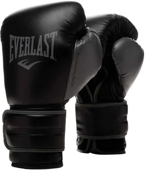 Боксерские перчатки Everlast Powerlock Training Gloves (P00002283) Black 10 унций