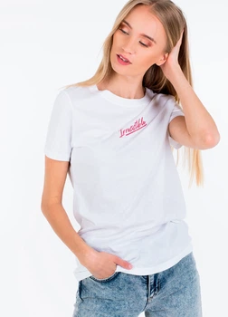 Женская белая футболка Guess S Gs00004