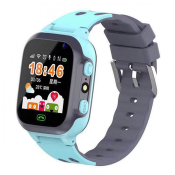 Детские смарт часы Q16 smart baby watch blue с сим картой и украинским языком для мальчика смартвотч