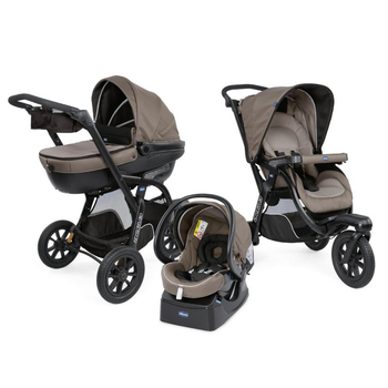 Коляска Chicco 3 в 1 Trio Active3 Top Коричневая (79270.34)