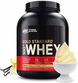 Białko Optimum Nutrition Whey Gold Standard 2270 g Jar Vanilla Cream (5060469988573)