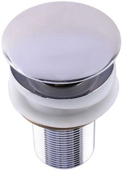 Донный клапан для раковины GLOBUS LUX HG15-03A Click-Clack 1 1/4" хром
