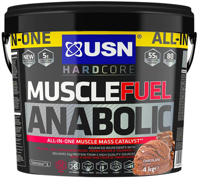 Gainer USN Muscle Fuel Anabolic 4000 g Strong Chocolat (6009544953494)