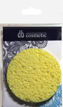 Спонж для умывания db Cosmetic №978 Круг 7 см Желтый (8026816899784)