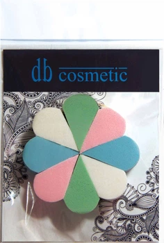 Набор спонжей db Cosmetic №984 прорезиненные Цветок 8 шт уголков (8026816899845)