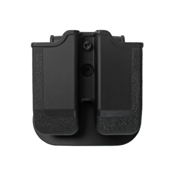 Двойной полимерный подсумок для серии Glock IMI-Z2000 (MP00) Чорний