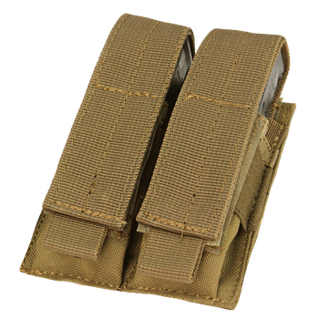 Підсумок для магазинів пістолетних молле Condor Double Pistol Mag Pouch MA23 Coyote Brown