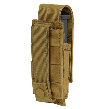 Підсумок для пістолетного магазину молле Condor Single Pistol Mag Pouch MA32 Coyote Brown