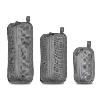 Набір сітчастих велкро сумок Pentagon TRINITY MESH TRIPLE POUCH K17089 Cinder Grey (Сірий)