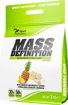 Gainer Sport Definition Mass Definition 3000 g White Chocolate Pineapple (5902811807470)