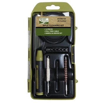 Набір для чищення нарізної зброї Tac Shield 12 Piece Rifle Cleaning Kit - .22/.30 Caliber 03967 .30/.30-06/.308/7.62 мм