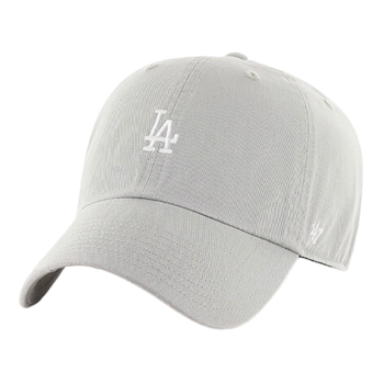 Кепка 47 Brand LOne Size ANGELES DODGERS BASE RUNNE Сірий One Size (B-BSRNR12GWS-GYA)