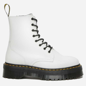 Glany damskie skórzane na platformie wysokie Dr. Martens Jadon 15265100 37 (6US) 23 cm Białe (883985635364)