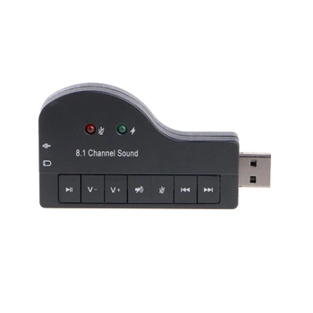 Внешняя USB звуковая карта Dellta 8.1 Piano Black (6923)