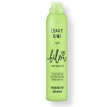 Сухой шампунь для волос «Сладкий киви и лепестки роз» Bilou Crazy Kiwi Dry Shampoo, 200мл (90675400061002КР)