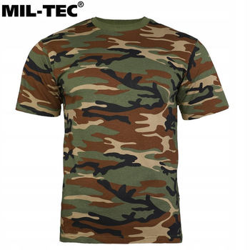 Хлопковая футболка Mil-Tec® Woodland XL