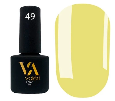 Гель-лак Valeri Color 049 Оливково-желтый 6 мл
