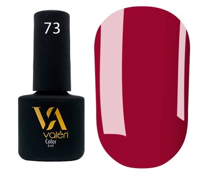 Гель-лак Valeri Color 073 Розовато-бордовый 6 мл