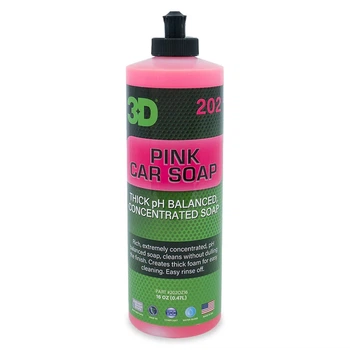Шампунь концентрований pH збалансований 3D Pink Car Soap 473мл (202OZ16)