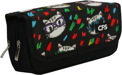 Пенал Cool For School 1 отделение Черный (CF87231)