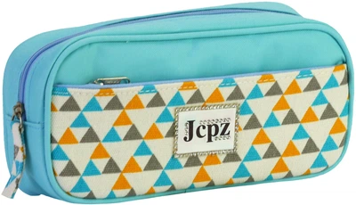 Пенал Cool For School 2 відділення Блакитний (J-2396-blue)