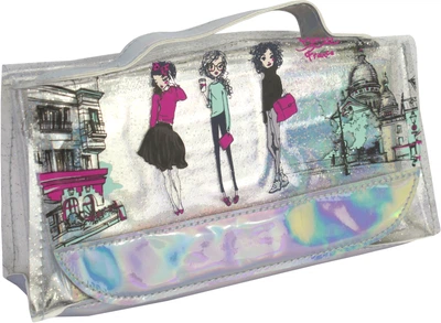 Пенал Cool For School 2 отделения Белый (CF87265)