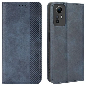 Чехол-книжка Deexe Retro Style для Xiaomi Redmi Note 12S - Blue