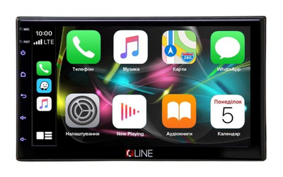 Мультимедія 2-din Qline Dino-1001 Carplay/AndroidAuto