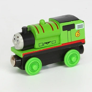 Дерев'яний паровозик Персі Percy поїзд на магнітах з мультфільму Томас та його друзі