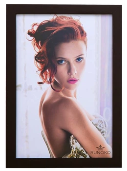 Деревянная рамка "Руноко Черная А4" 21x30 см Черная (5401)