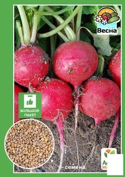 Насіння Редис "Сакса" (Великий пакет) ТМ "Agro-Market" 7г (32720)