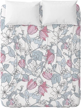 Простынь Home Line Бязь 145х215 см Розовая (173550)