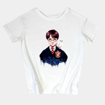 Подростковая футболка для мальчика Спиногрыз Harry Potter №09-0138 146 см Белая (ROZ6400148402)