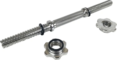 Гантельный гриф EasyFit EF-8049 40 см, Ø 25 мм цельнолитой с винтовыми замками для гантели (56002125)