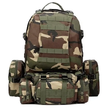 Тактический рюкзак Tactic Bag Forest Woodland большой с подсумками