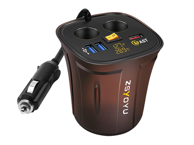 Зарядное устройство BauTech Автомобильное стакан QC3.0 USB (1011-275-00)