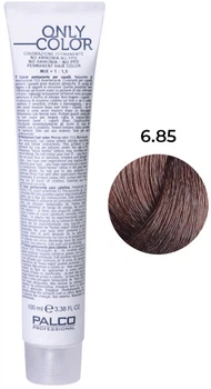 Крем-краска для волос Palco Professional Only Color безаммиачная 6.85 молочный шоколад 100 мл (8032568179470)