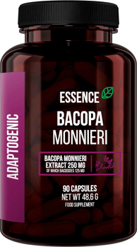 Ekstrakt z Bakopy Drobnolistnej Essence Bacopa Monnieri 250 mg 90 kapsułek (5902811814973)