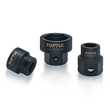 Головка ударная низкопрофильная с 6-гр. хвостовиком 1/2" 17мм TOPTUL KABR1617