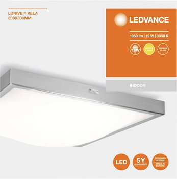 Светодиодный потолочный светильник LEDVANCE LUNIVE LED/24W/230V 30см/30см