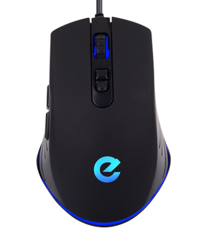 Мишка провідна оптична ERGO NL-260 USB 800-4000 DPI Чорний