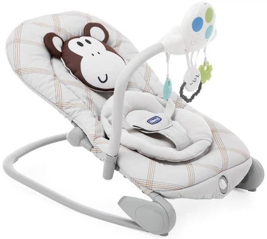 Крісло - гойдалка Chicco Balloon 0-18kg Birch/Monkey
