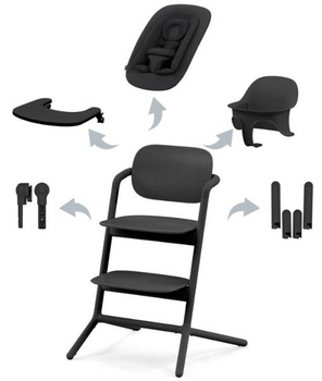 Стільчик для годування Cybex Gold Lemo 4in1 Stunning Black