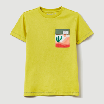 T-shirt dziecięcy OVS 1785581 158 cm żółty (8057274830200)