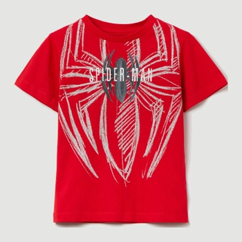 T-shirt chłopięcy OVS 1791600 110 cm Czerwony (8057274942019)