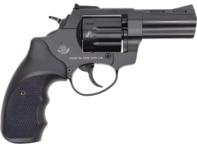 Револьвер под патрон Флобера Stalker 3" zinc чёрная рукоять