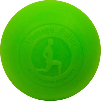 Массажный мячик EasyFit EF-2076-GN каучук 6.5 см мяч для массажа и МФР массажер для спины, ног, рук, шеи и стоп Салатовый (56001107)