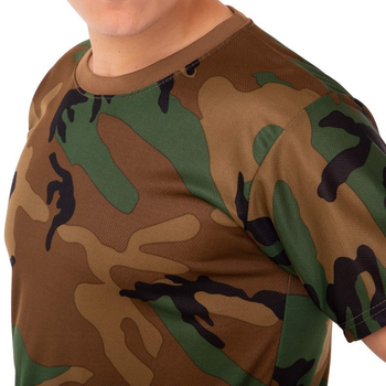 Летняя футболка мужская тактическая Jian 9184 размер L (48-50) Пиксель