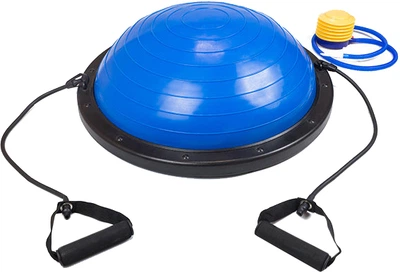 Балансировочная платформа BOSU Ball EasyFit 60 см с насосом и ножками EF-2322 Синяя (56001510)