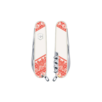 Нож Victorinox Huntsman Ukraine White "Вишиванка" (1.3713.7_T0051r)